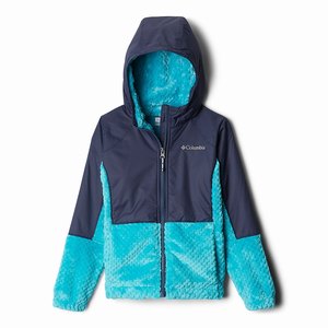 Columbia Fire Side™ Sherpa Hybrid Full Zip Jacka Flickor Marinblå (VSBXM3576)